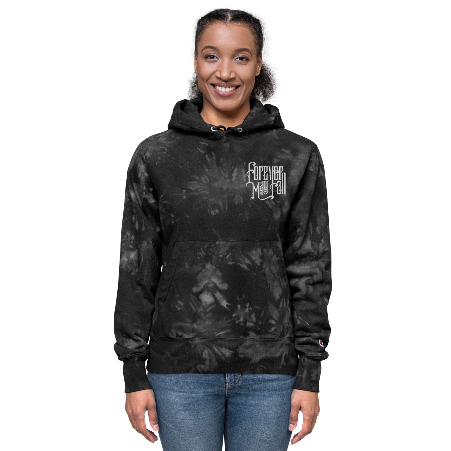 Unisex Embroidered Tie-Dye Hoodie