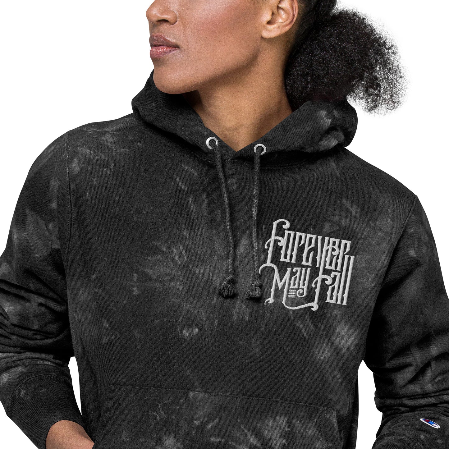 Unisex Embroidered Tie-Dye Hoodie