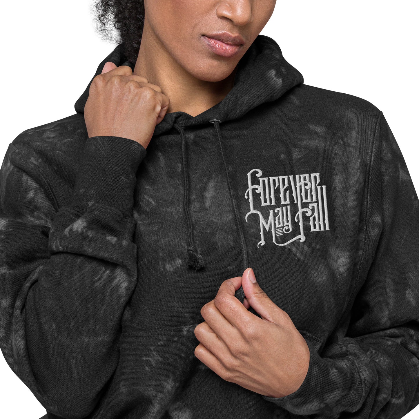 Unisex Embroidered Tie-Dye Hoodie