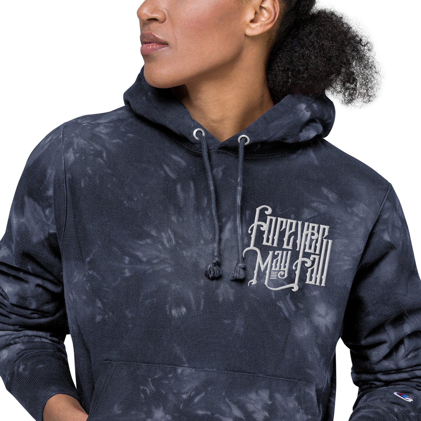 Unisex Embroidered Tie-Dye Hoodie