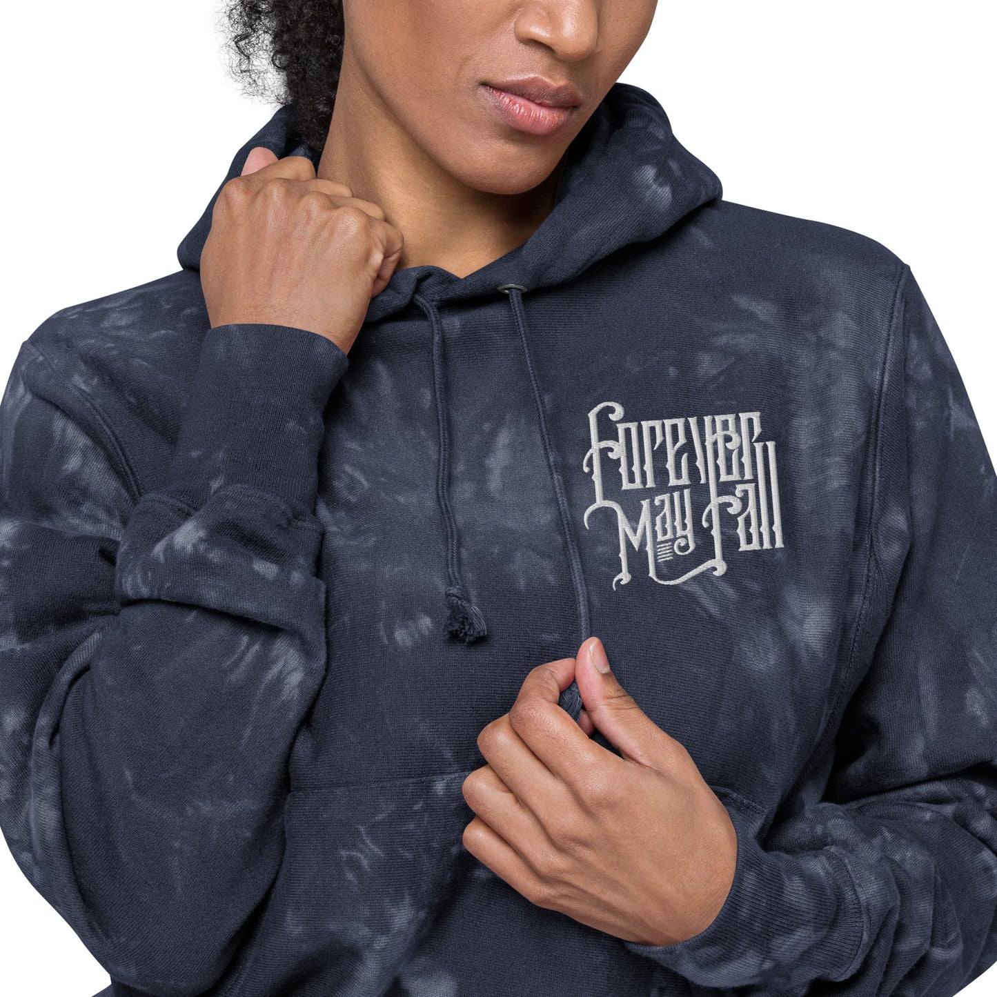 Unisex Embroidered Tie-Dye Hoodie